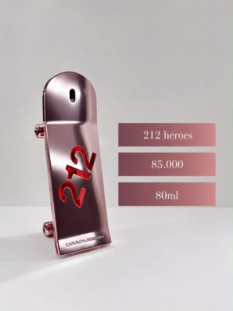 Perfume Carolina Herrera 212 Heroes 80ml