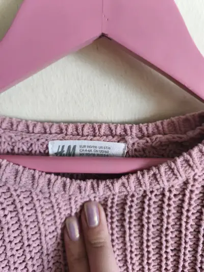 Suéter de punto rosa H&M para Niña 4-6 años - miniatura 2