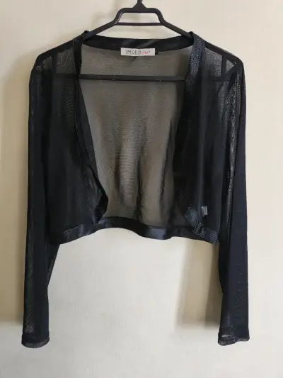 Chaqueta de malla negra Umbrella Chic talla L - miniatura 1
