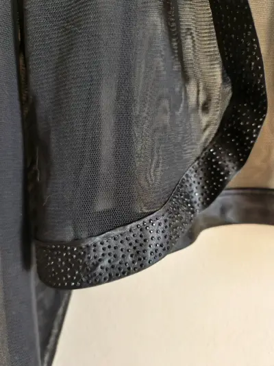 Chaqueta de malla negra Umbrella Chic talla L - miniatura 4