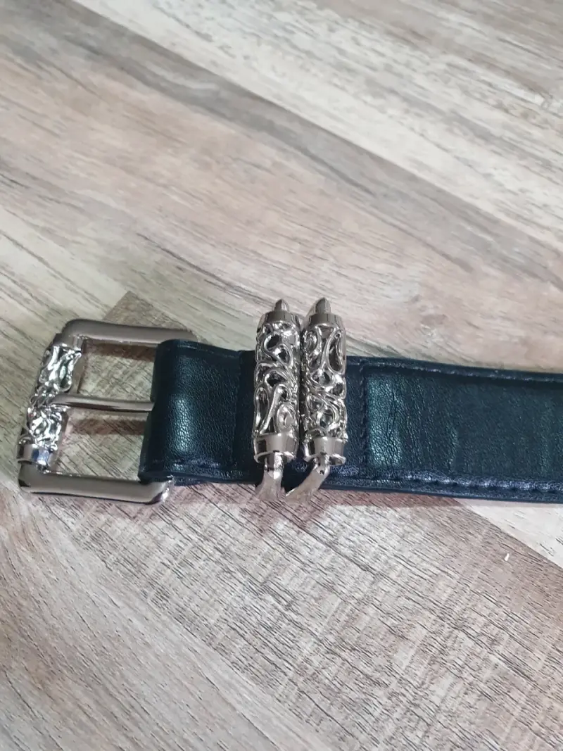 Cinturon tipo chrome Hearts - 4