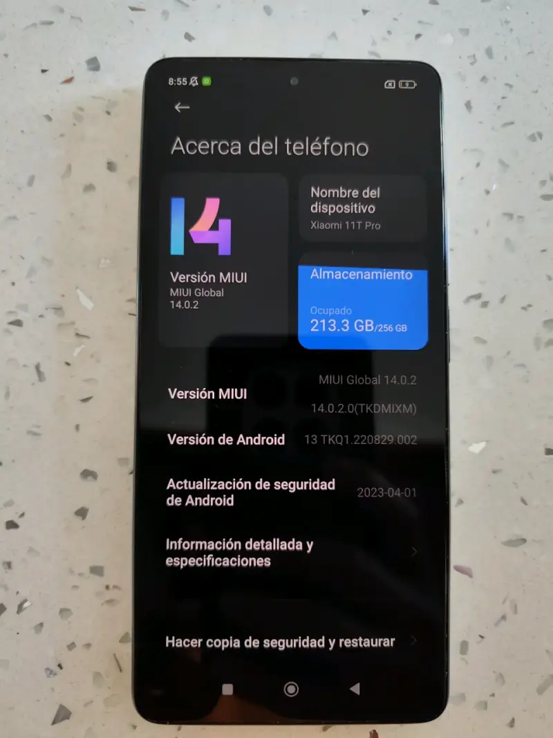 Smartphone Xiaomi 11T Pro 256GB Blanco - 4