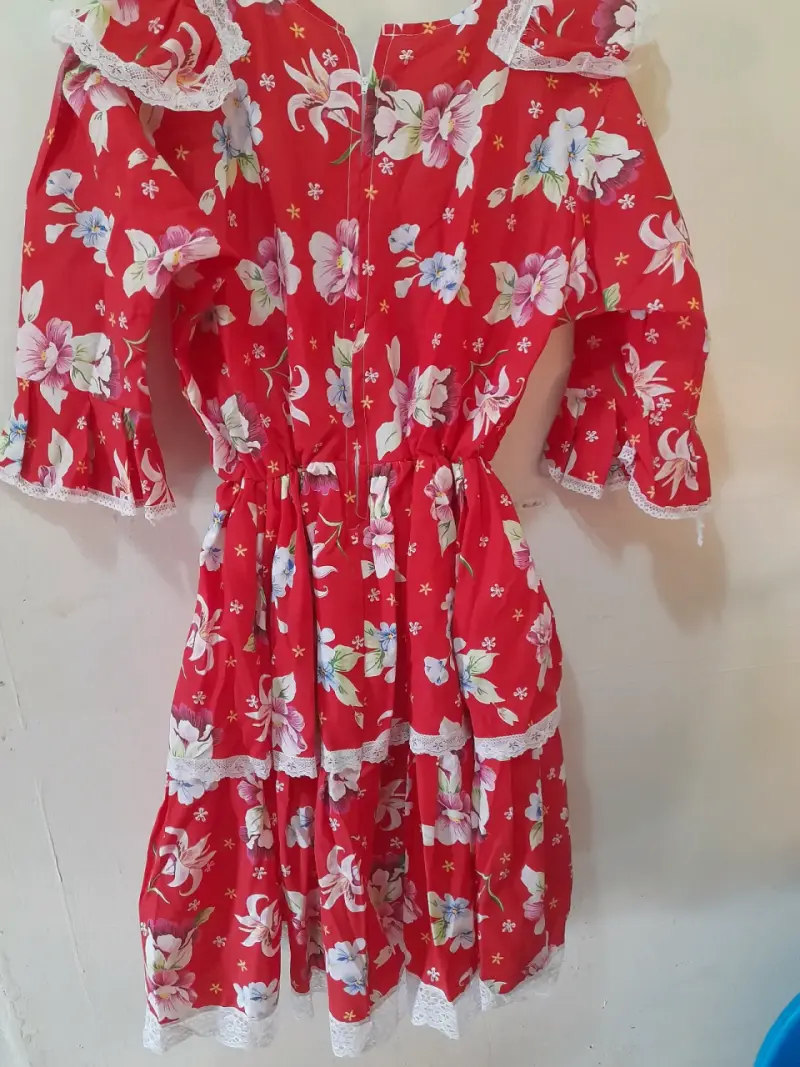 Vestido huasa china, talla 10 - 2