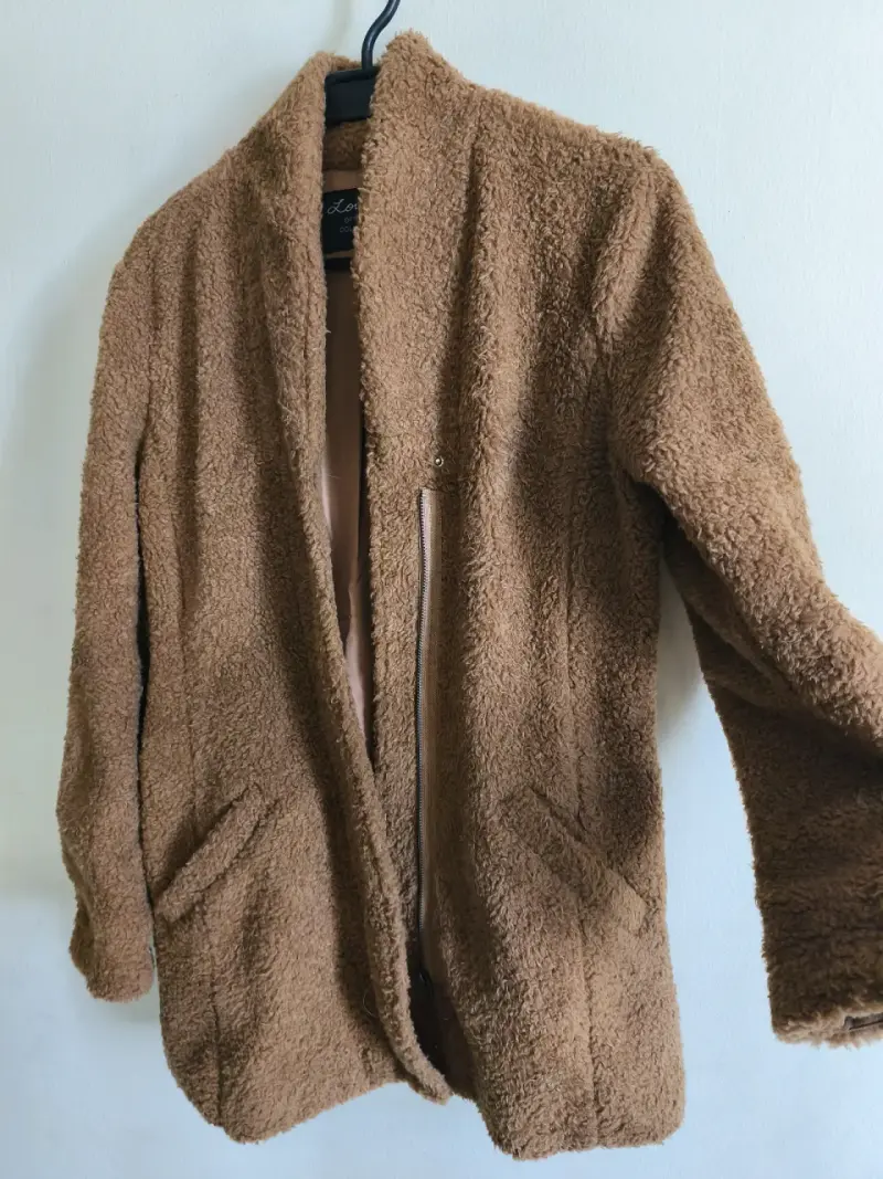 Chaqueta de felpa marrón Love 21 talla S - 4