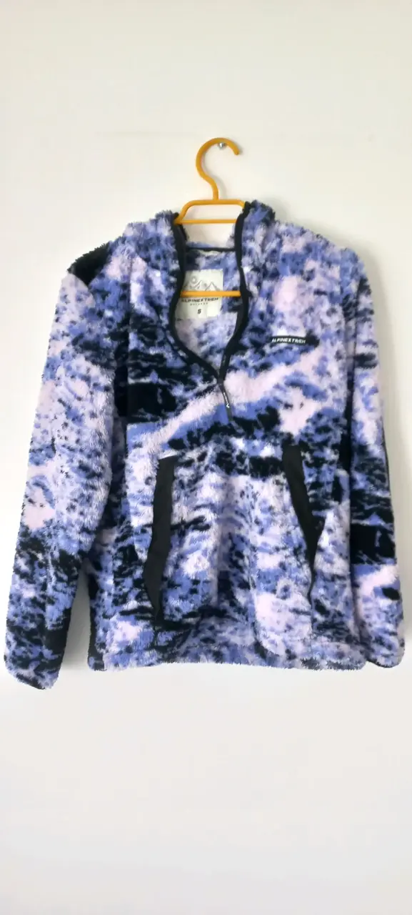 Polar de mujer Alpina azul y negro - 1