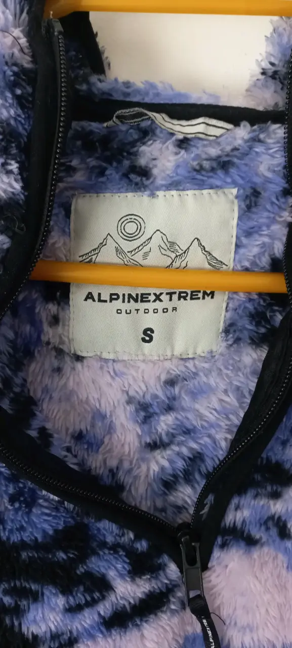 Polar de mujer Alpina azul y negro - 2