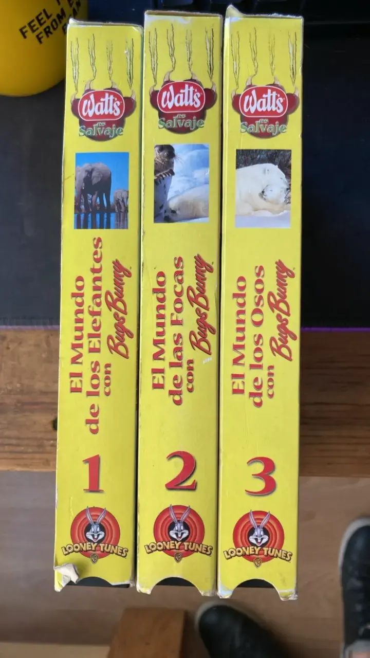 Colección VHS Watts Salvaje con Bugs Bunny - 1