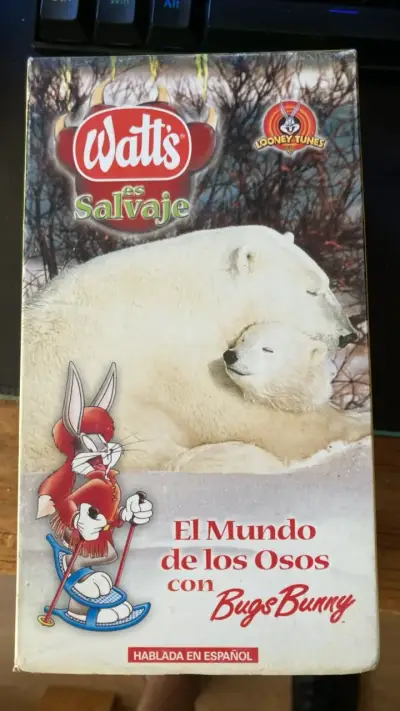 Colección VHS Watts Salvaje con Bugs Bunny - miniatura 2