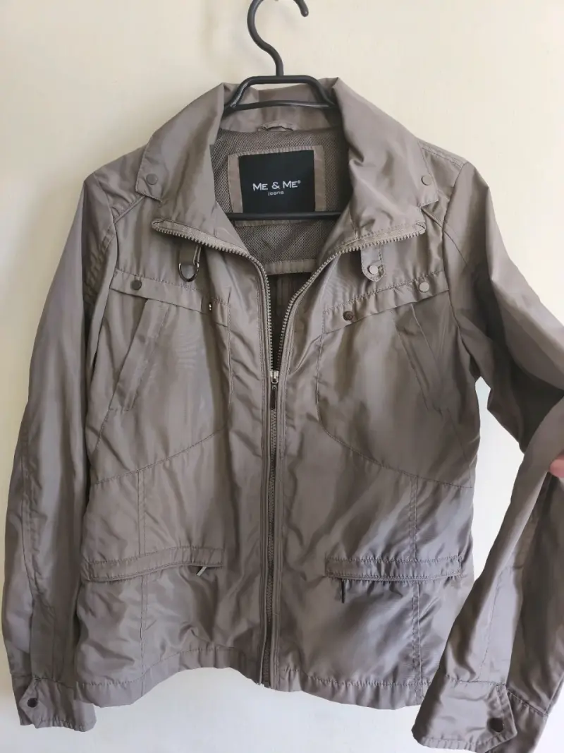 Chaqueta casual beige Me & Me mujer talla M - 3