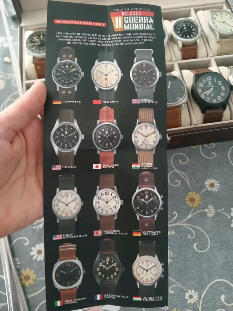 Set de Relojes Temáticos Segunda Guerra Mundial - 2