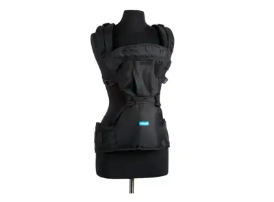 Mochila portabebé Infanti ergonómica negra - miniatura 1