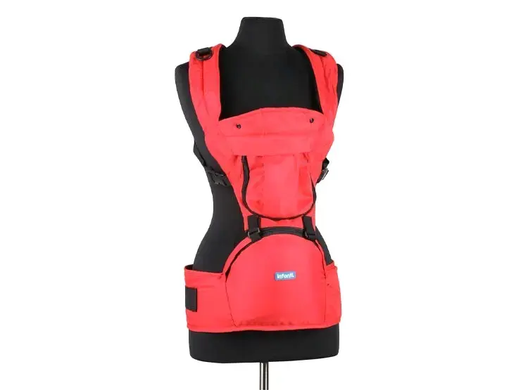 Mochila portabebé Infanti ergonómica negra - 2