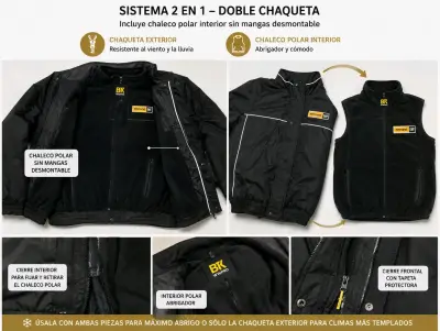 Chaqueta Finning CAT Mujer Talla L + Chaleco Polar - miniatura 2