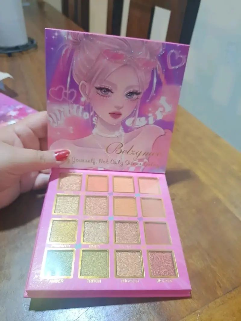 Paleta de sombras Belzgmee con colores vibrantes - 2