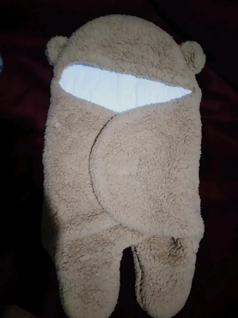 Saco de dormir para bebé con diseño de oso