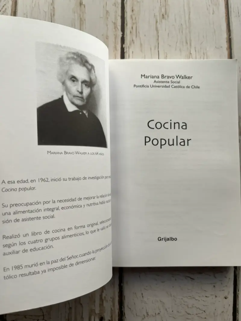 Libro Cocina Popular de Mariana Bravo Walker - 3
