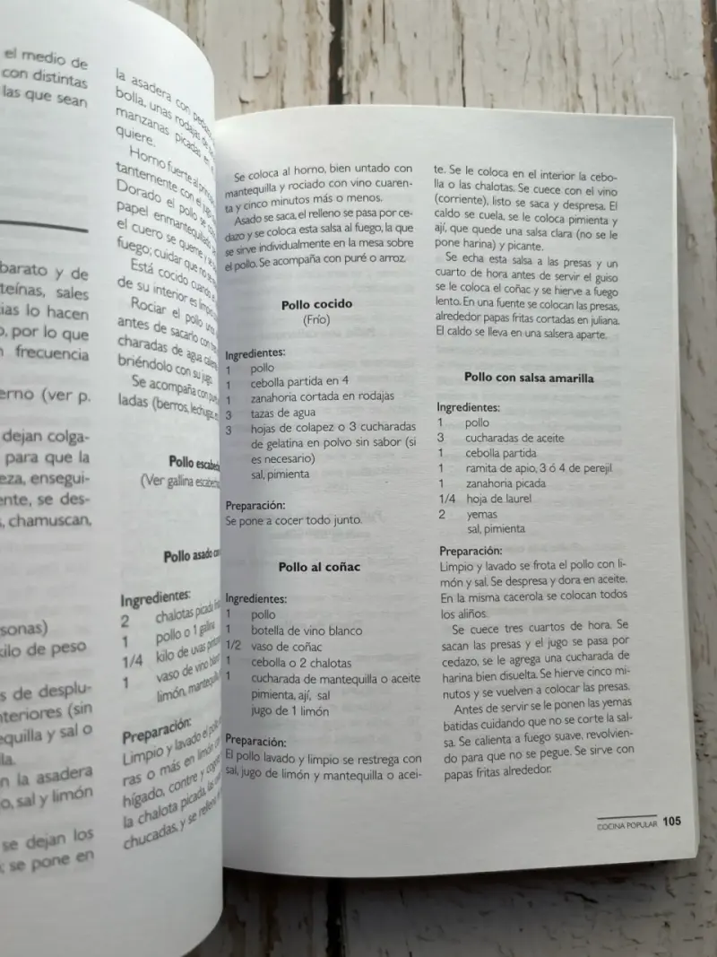 Libro Cocina Popular de Mariana Bravo Walker - 6