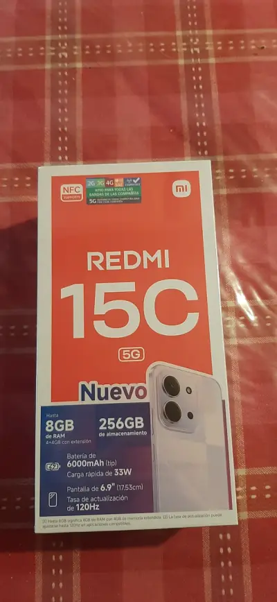 Smartphone Xiaomi Redmi 15C 5G 256GB Nuevo - miniatura 2