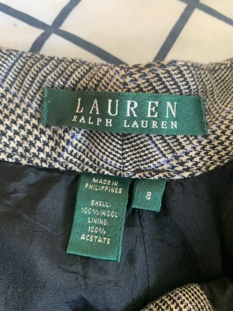 Pantalones de lana a cuadros Lauren Ralph Lauren - 3
