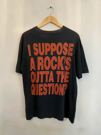 Polera negra Def Leppard 92  con diseño gráfico - miniatura 2