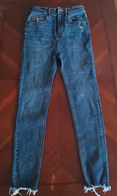 Jeans azul desgastados para mujer Americanino - miniatura 1