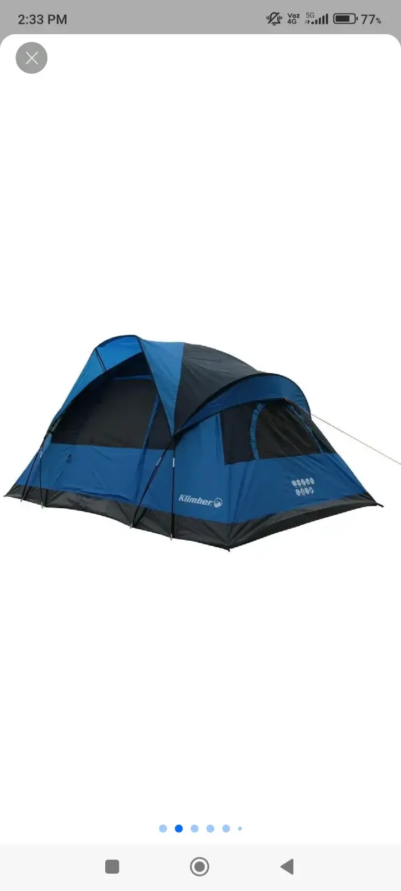 Carpa de Campaña Klimber 6 Personas Azul - 1