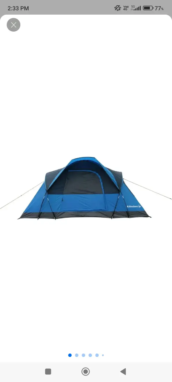 Carpa de Campaña Klimber 6 Personas Azul - 3