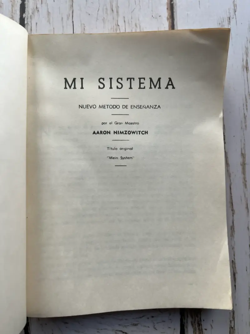 Mi Sistema de Ajedrez por Nimzowitch - 2