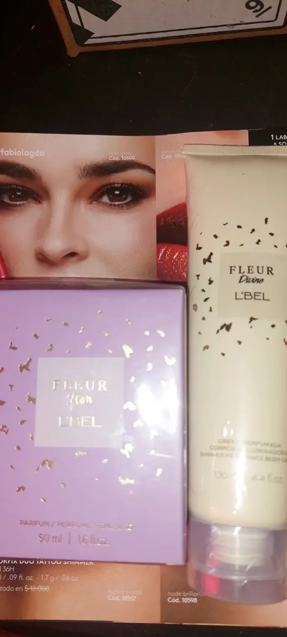 Set de Perfume y Crema Fleur Divine L'Bel