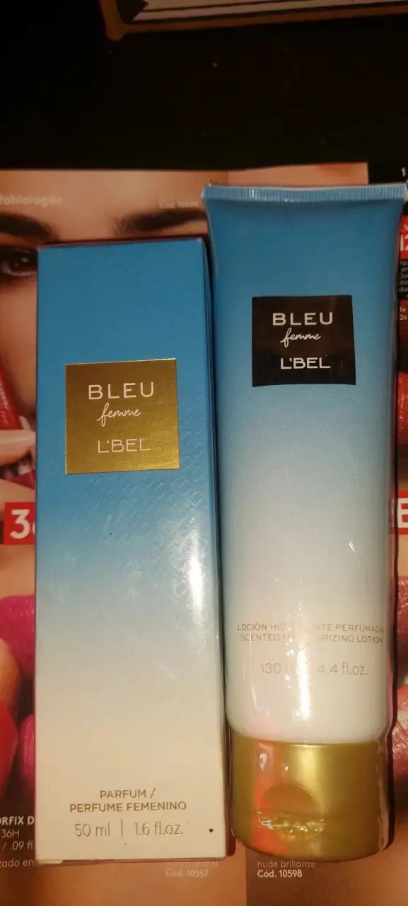 Set de Perfume y Loción Hidratante L'Bel Bleu Femme