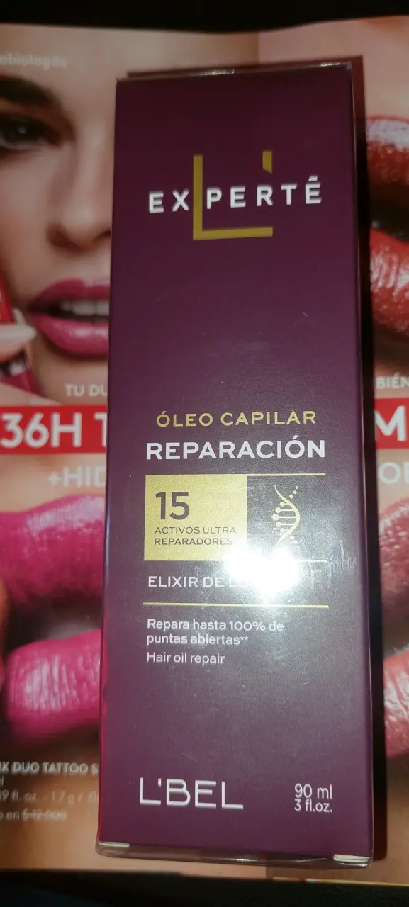 Óleo Capilar Reparación L'Bel 90ml