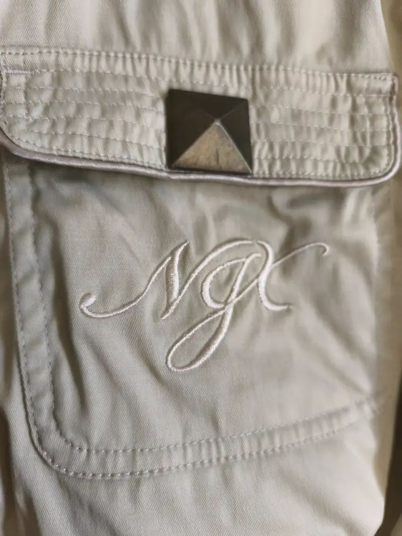 Chaqueta corta beige NGX Talla S - 3