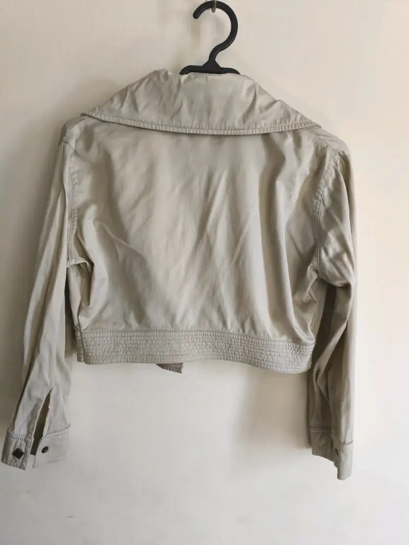 Chaqueta corta beige NGX Talla S - 5