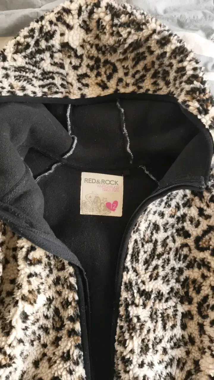 Chaqueta de felpa con capucha estampado leopardo - 2