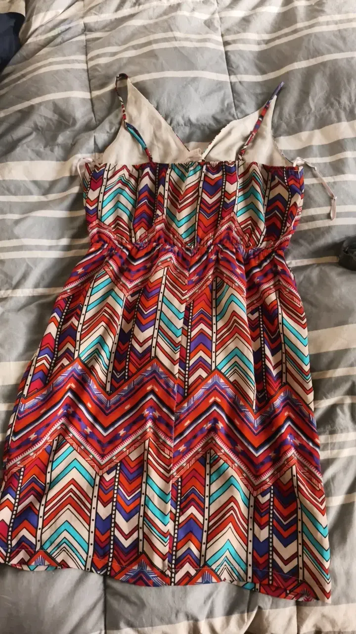 Vestido estampado multicolor Forever 21 - 2
