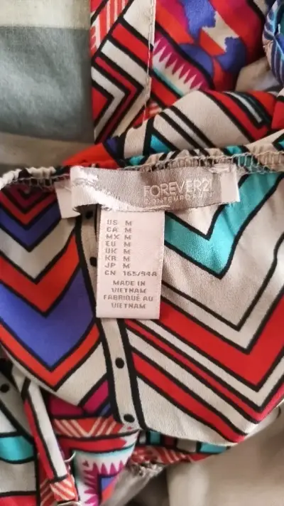 Vestido estampado multicolor Forever 21 - miniatura 3