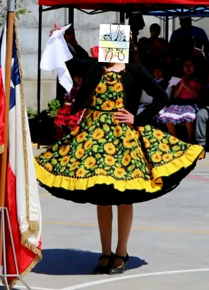 Vestido de huasa talla 12
