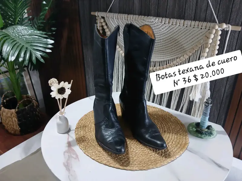 Botas Texanas de Cuero N° 36 - 4