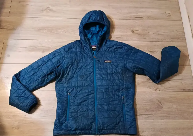 Chaqueta Patagonia Azul con Capucha talla M - 3