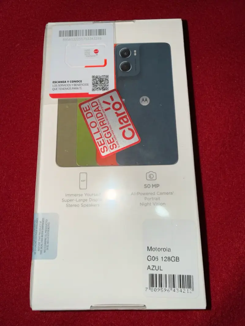 Smartphone Motorola Moto G06 128GB Azul - 2