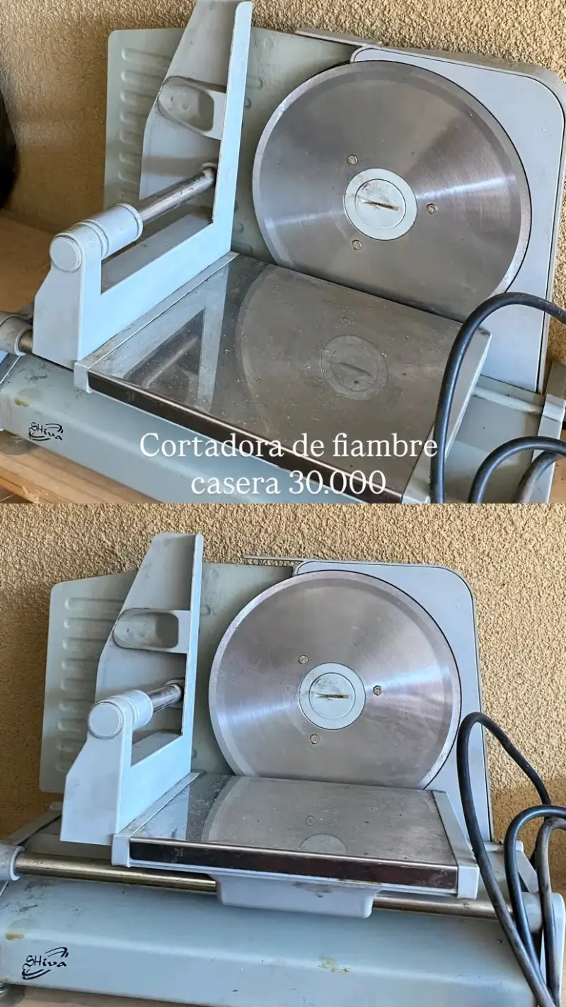 Puff cuadrado ecocuero beige con funda - 5