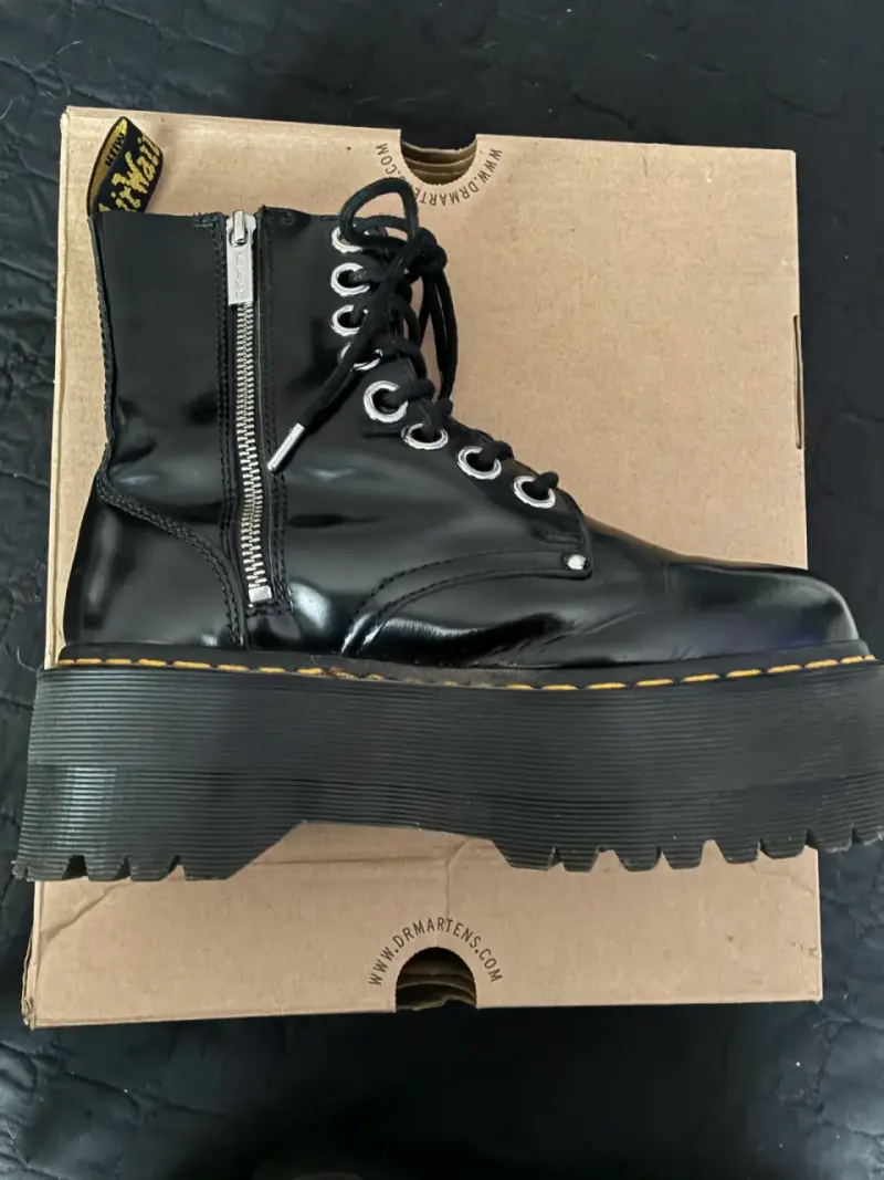 Botas de plataforma negras Dr. Martens Jadon Max - 3