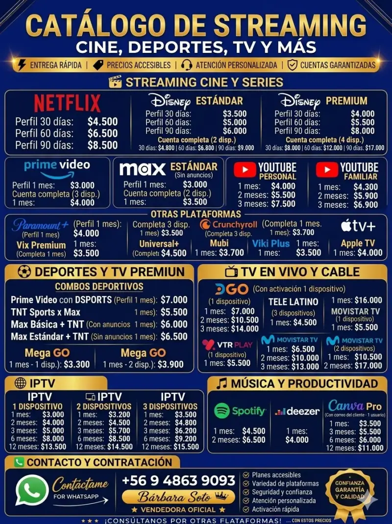Cuentas con garantía 🍿🎬🏡🤗 - 4