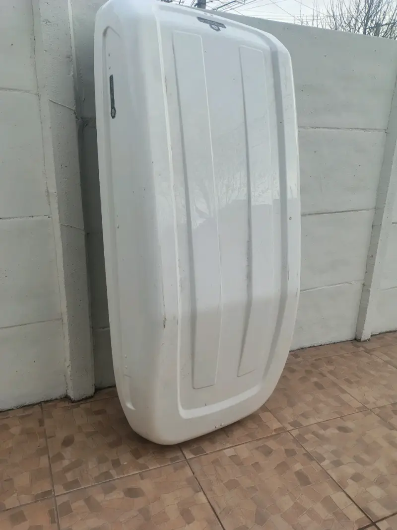 Baúl de techo Modula blanco con barras - 2