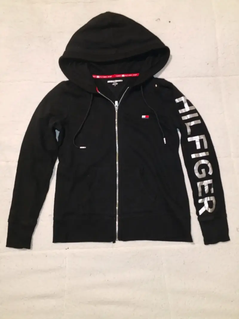 Polerón con capucha Tommy Hilfiger negro - 1