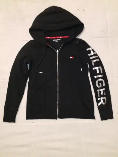 Polerón con capucha Tommy Hilfiger negro - miniatura 1