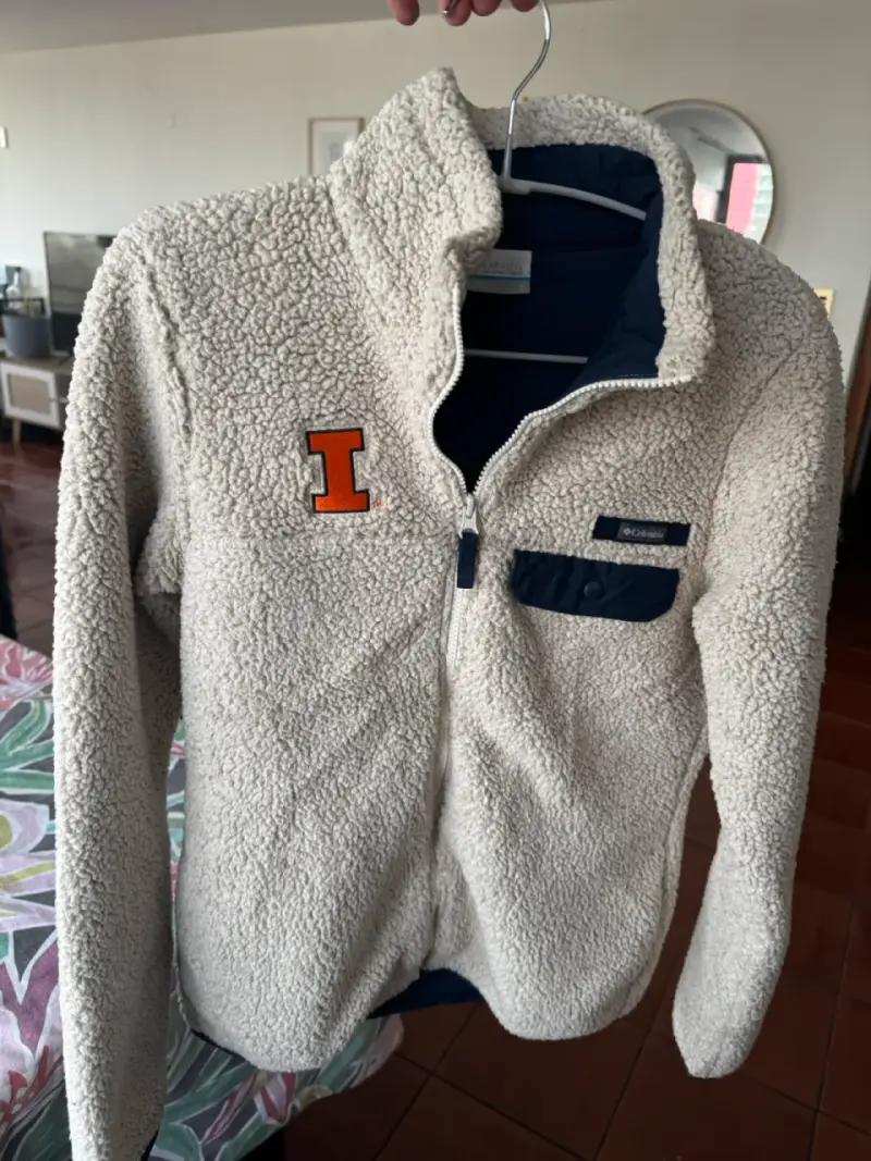 Poleron Columbia con logo bordado niño. Talla S - 1
