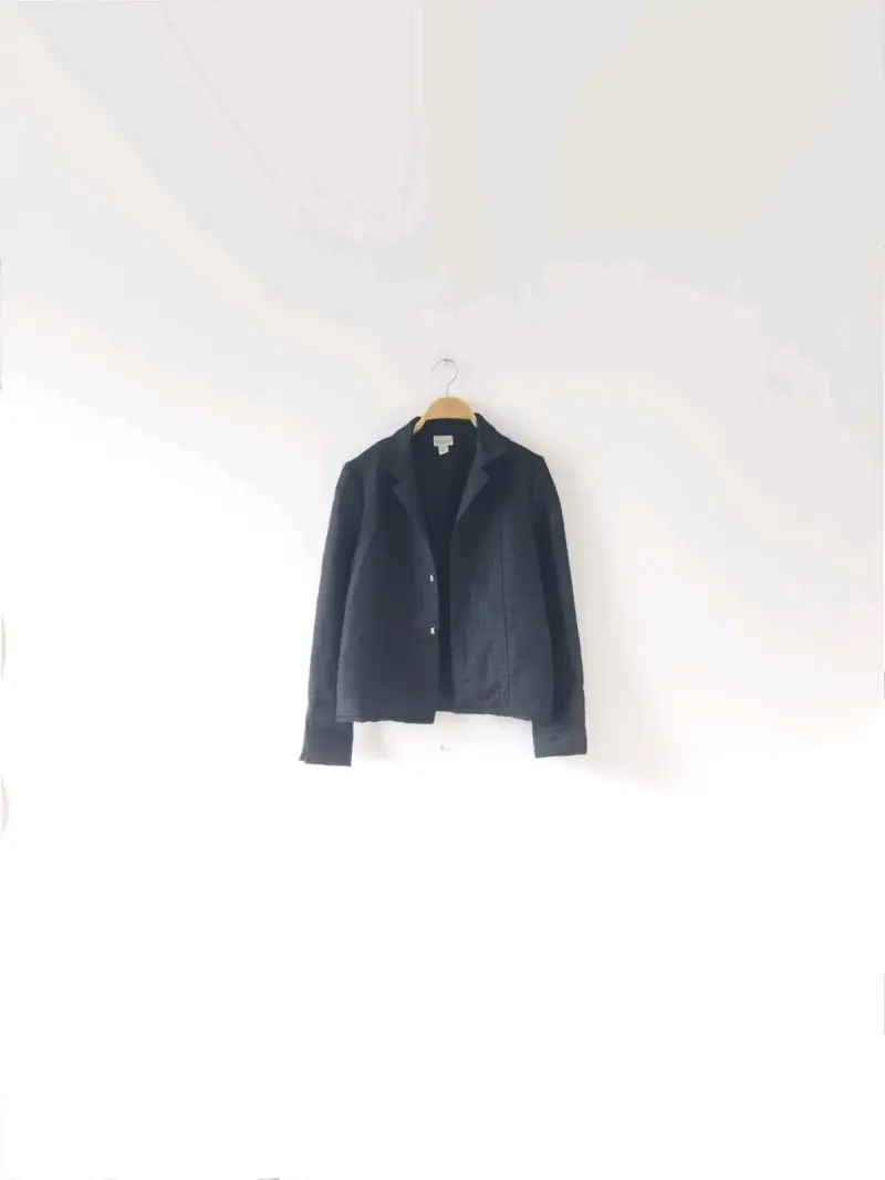 Chaqueta Negra de Mujer en Buen Estado