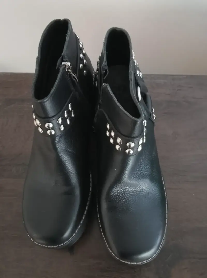 Botines negros con plataforma C/Moran - 3