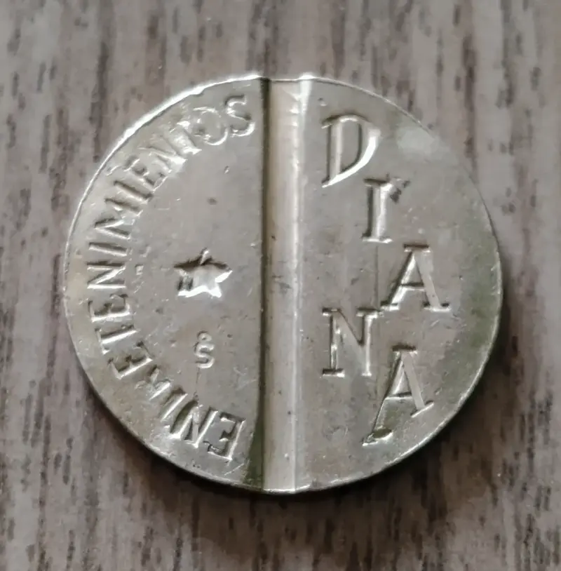 Ficha de Entretenimientos Diana para Juegos - 2